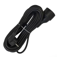 Удлинитель-шнур 1х10м с заземл. 16А IP20 ПВС 3х1 черн. DOMTOK 2360 ТехноИмпульс