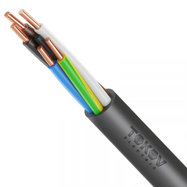 Кабель TOKOV ELECTRIC ППГнг(А)-HF 5х2.5 ОК (N PE) 1кВ (м) УТ000028592 ТехноИмпульс
