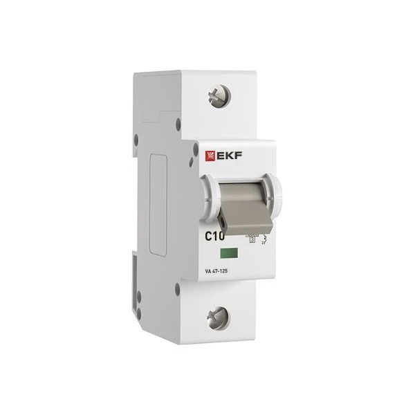 Выключатель автоматический 1п C 10А 15кА ВА 47-125 PROxima EKF mcb47125-1-10C ТехноИмпульс