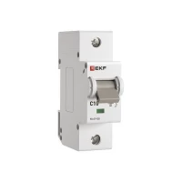 Выключатель автоматический 1п C 10А 15кА ВА 47-125 PROxima EKF mcb47125-1-10C ТехноИмпульс