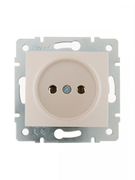 Розетка 1-м СП Karina 16А IP20 без заземл. термопласт механизм жемчуж./бел. перламутр. LEZARD 707-3088-121B ТехноИмпульс