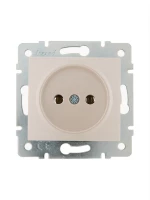 Розетка 1-м СП Karina 16А IP20 без заземл. термопласт механизм жемчуж./бел. перламутр. LEZARD 707-3088-121B ТехноИмпульс