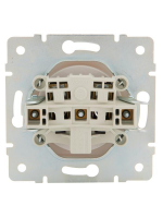 Розетка 1-м СП Karina 16А IP20 без заземл. термопласт механизм жемчуж./бел. перламутр. LEZARD 707-3088-121B ТехноИмпульс