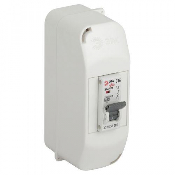 Корпус пластиковый КМПн 1/2 IP20 навесной SIMPLE бел. ЭРА Б0062279 ТехноИмпульс