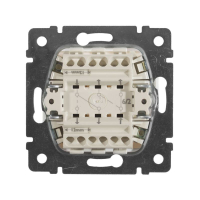 Переключатель проходной 2-кл. СП Valena 10А IP31 250В механизм бел. IEK 774408 ТехноИмпульс