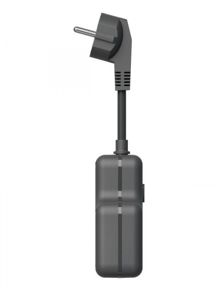 Удлинитель с сетевым фильтром 3х0.3м 10А 2USB + 1USBC 2500Вт ПВС 3х1 компакт черн. КОСМОС FRKsm0.3m-3g(B)USB ТехноИмпульс