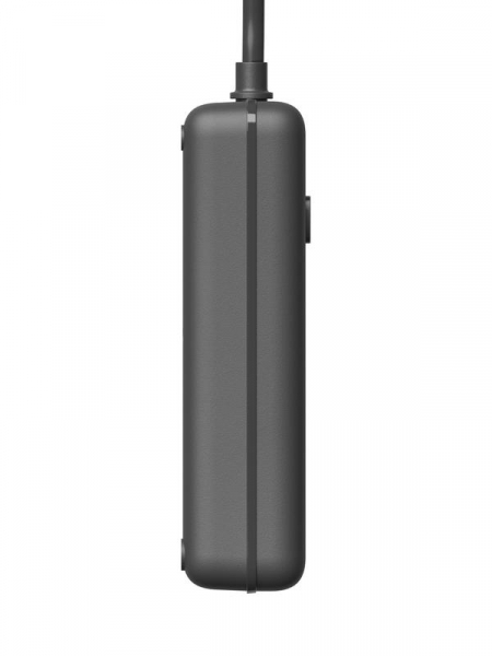 Удлинитель с сетевым фильтром 3х3м 10А 4USB + 2USBC 2500Вт ПВС 3х1 прямоуг. черн. КОСМОС FKsm3m-3gPF(B)USB ТехноИмпульс