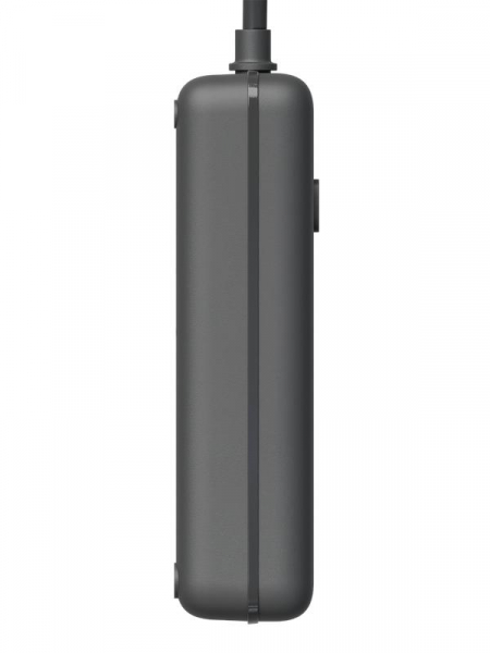 Удлинитель с сетевым фильтром 3х1.5м 10А 4USB + 2USBC 2500Вт ПВС 3х1 прямоуг. черн. КОСМОС FKsm1.5m-3gPF(B)USB ТехноИмпульс