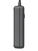 Удлинитель с сетевым фильтром 3х1.5м 10А 4USB + 2USBC 2500Вт ПВС 3х1 прямоуг. черн. КОСМОС FKsm1.5m-3gPF(B)USB ТехноИмпульс