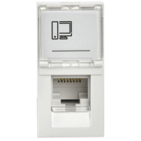 Розетка компьютерная 1мод. PRIMER RJ45 кат.6 РКИ-10-00-П-6 бел. IEK PR-KK40D-RI-0-1-C06U-K01 ТехноИмпульс