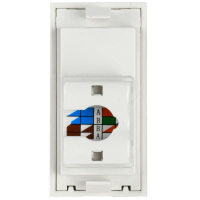 Розетка компьютерная 1мод. PRIMER RJ45 кат.6 РКИ-10-00-П-6 бел. IEK PR-KK40D-RI-0-1-C06U-K01 ТехноИмпульс