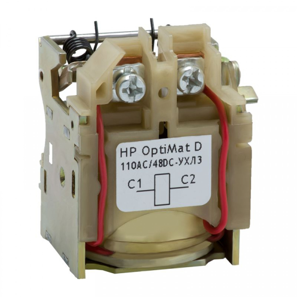 Расцепитель независимый OptiMat D100 D160 D250 D400 D630 220DC/400AC УХЛ3 КЭАЗ 143497 ТехноИмпульс