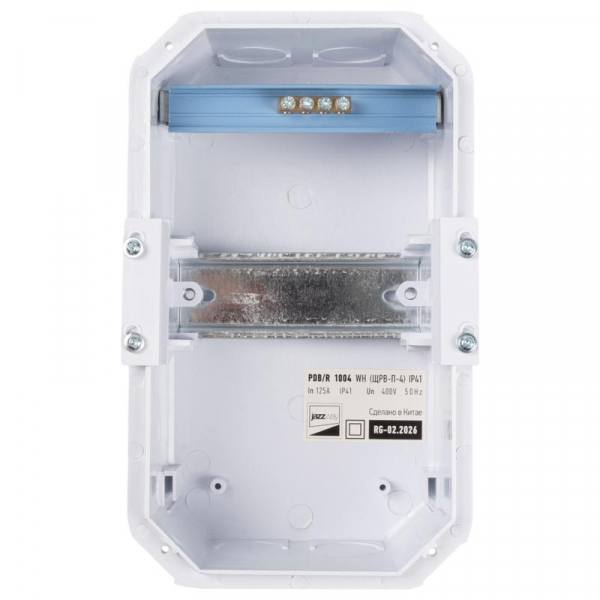 Бокс модульный встраив. PDB/R 1004 WH (ЩРВ-П- 4) IP41 пластик. Pro JazzWay 5071728 ТехноИмпульс