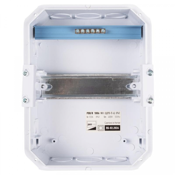 Бокс модульный встраив. PDB/R 1006 WH (ЩРВ-П- 6) IP41 пластик. Pro JazzWay 5071735 ТехноИмпульс