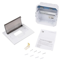 Бокс модульный встраив. PDB/R 1008 WH (ЩРВ-П- 8) IP41 пластик. Pro JazzWay 5071742 ТехноИмпульс