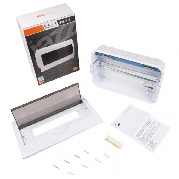 Бокс модульный встраив. PDB/R 1015 WH (ЩРВ-П-15) IP41 пластик. Pro JazzWay 5071797 ТехноИмпульс