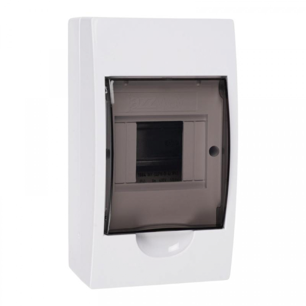 Бокс модульный накладной PDB/W 1004 WH (ЩРН-П- 4) IP41 пластик. Pro JazzWay 5071643 ТехноИмпульс