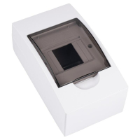 Бокс модульный накладной PDB/W 1004 WH (ЩРН-П- 4) IP41 пластик. Pro JazzWay 5071643 ТехноИмпульс