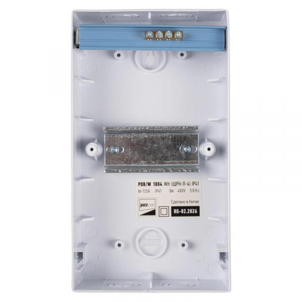 Бокс модульный накладной PDB/W 1004 WH (ЩРН-П- 4) IP41 пластик. Pro JazzWay 5071643 ТехноИмпульс