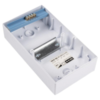 Бокс модульный накладной PDB/W 1004 WH (ЩРН-П- 4) IP41 пластик. Pro JazzWay 5071643 ТехноИмпульс