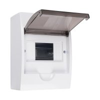 Бокс модульный накладной PDB/W 1006 WH (ЩРН-П- 6) IP41 пластик. Pro JazzWay 5071650 ТехноИмпульс