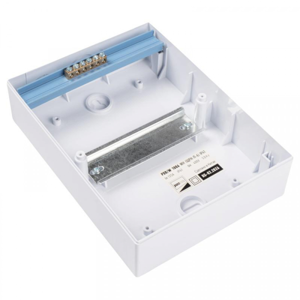 Бокс модульный накладной PDB/W 1006 WH (ЩРН-П- 6) IP41 пластик. Pro JazzWay 5071650 ТехноИмпульс