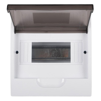 Бокс модульный накладной PDB/W 1008 WH (ЩРН-П- 8) IP41 пластик. Pro JazzWay 5071667 ТехноИмпульс