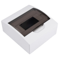 Бокс модульный накладной PDB/W 1008 WH (ЩРН-П- 8) IP41 пластик. Pro JazzWay 5071667 ТехноИмпульс