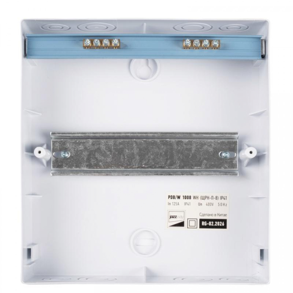 Бокс модульный накладной PDB/W 1008 WH (ЩРН-П- 8) IP41 пластик. Pro JazzWay 5071667 ТехноИмпульс