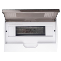 Бокс модульный накладной PDB/W 1012 WH (ЩРН-П-12) IP41 пластик. Pro JazzWay 5071674 ТехноИмпульс