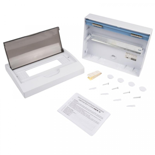 Бокс модульный накладной PDB/W 1012 WH (ЩРН-П-12) IP41 пластик. Pro JazzWay 5071674 ТехноИмпульс