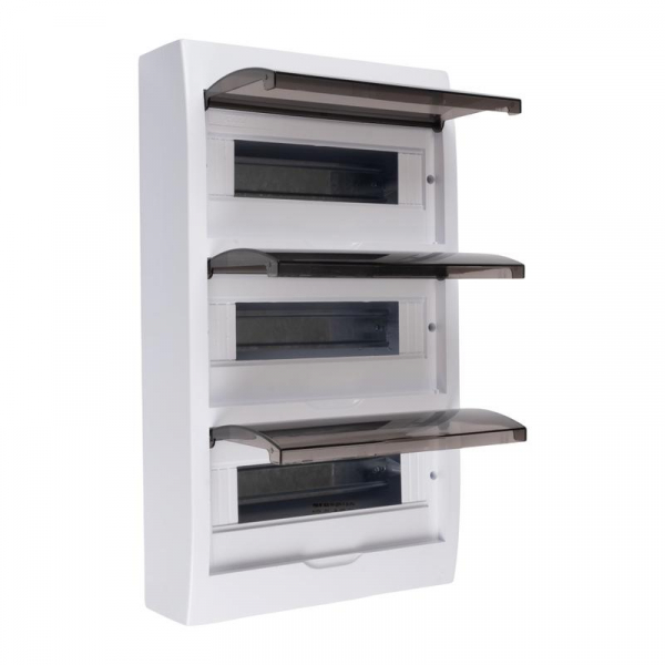 Бокс модульный накладной PDB/W 1036 WH (ЩРН-П-36) IP41 пластик. Pro JazzWay 5071704 ТехноИмпульс