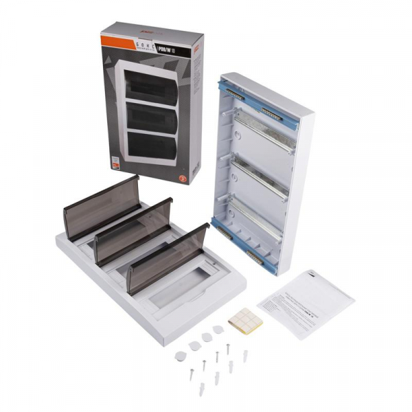 Бокс модульный накладной PDB/W 1036 WH (ЩРН-П-36) IP41 пластик. Pro JazzWay 5071704 ТехноИмпульс