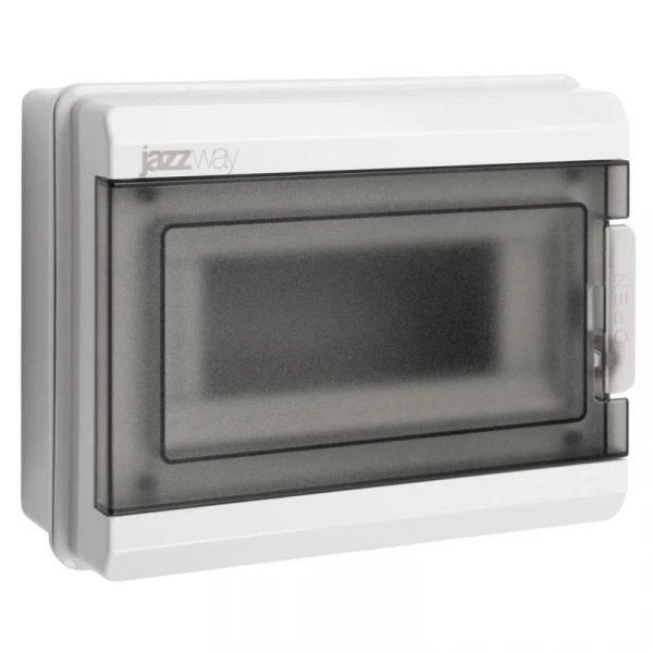 Бокс модульный накладной PDB/W 3008 GR (ЩРН-ПГ- 8) IP65 пластик. Pro JazzWay 5071988 ТехноИмпульс