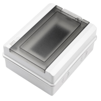 Бокс модульный накладной PDB/W 3008 GR (ЩРН-ПГ- 8) IP65 пластик. Pro JazzWay 5071988 ТехноИмпульс