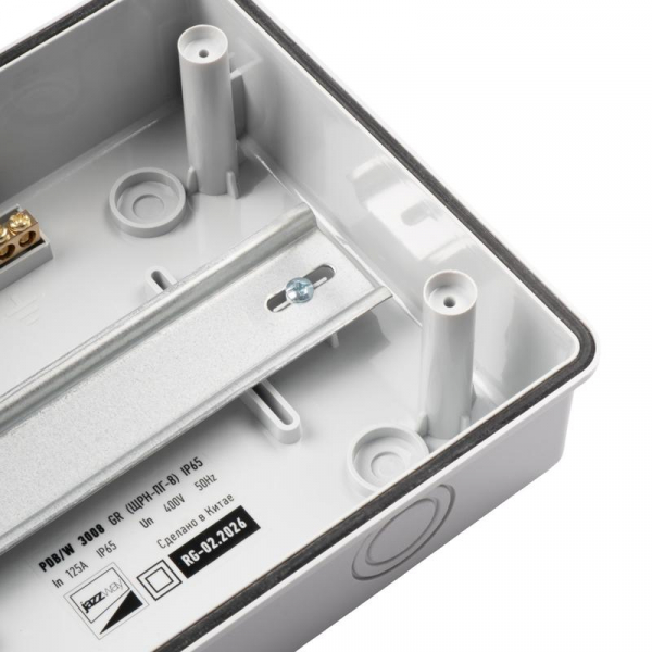 Бокс модульный накладной PDB/W 3008 GR (ЩРН-ПГ- 8) IP65 пластик. Pro JazzWay 5071988 ТехноИмпульс