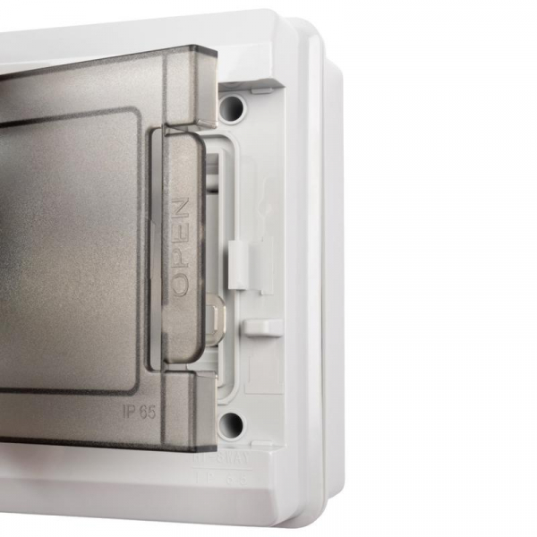 Бокс модульный накладной PDB/W 3008 GR (ЩРН-ПГ- 8) IP65 пластик. Pro JazzWay 5071988 ТехноИмпульс