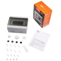 Бокс модульный накладной PDB/W 3008 GR (ЩРН-ПГ- 8) IP65 пластик. Pro JazzWay 5071988 ТехноИмпульс