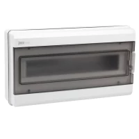 Бокс модульный накладной PDB/W 3018 GR (ЩРН-ПГ-18) IP65 пластик. Pro JazzWay 5072022 ТехноИмпульс