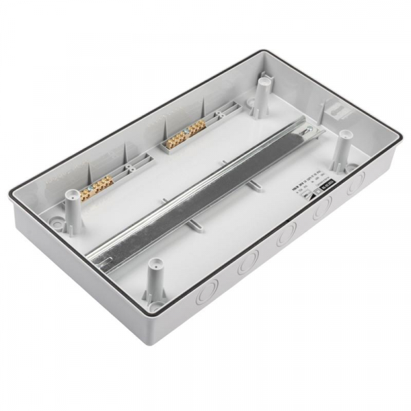 Бокс модульный накладной PDB/W 3018 GR (ЩРН-ПГ-18) IP65 пластик. Pro JazzWay 5072022 ТехноИмпульс