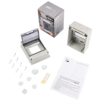 Бокс модульный накладной PDB/W 4005 GR (ЩРН-ПГ- 5) IP65 пластик. Pro JazzWay 5072053 ТехноИмпульс