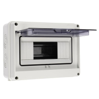 Бокс модульный накладной PDB/W 4008 GR (ЩРН-ПГ- 8) IP65 пластик. Pro JazzWay 5072060 ТехноИмпульс