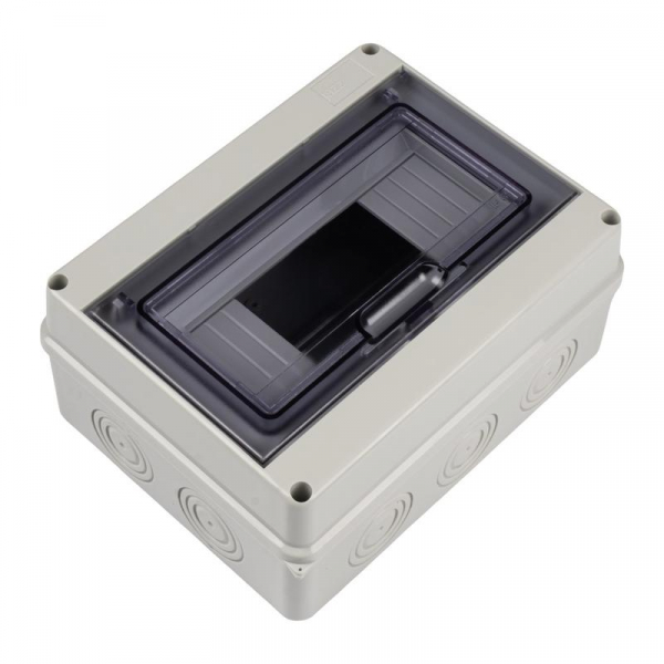 Бокс модульный накладной PDB/W 4008 GR (ЩРН-ПГ- 8) IP65 пластик. Pro JazzWay 5072060 ТехноИмпульс