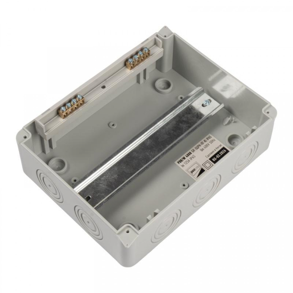 Бокс модульный накладной PDB/W 4008 GR (ЩРН-ПГ- 8) IP65 пластик. Pro JazzWay 5072060 ТехноИмпульс