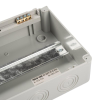 Бокс модульный накладной PDB/W 4008 GR (ЩРН-ПГ- 8) IP65 пластик. Pro JazzWay 5072060 ТехноИмпульс