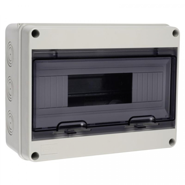 Бокс модульный накладной PDB/W 4012 GR (ЩРН-ПГ-12) IP65 пластик. Pro JazzWay 5072084 ТехноИмпульс