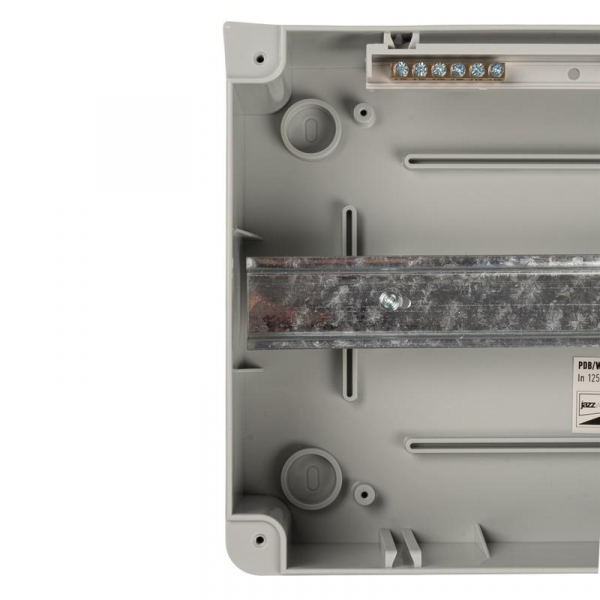 Бокс модульный накладной PDB/W 4012 GR (ЩРН-ПГ-12) IP65 пластик. Pro JazzWay 5072084 ТехноИмпульс