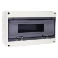 Бокс модульный накладной PDB/W 4015 GR (ЩРН-ПГ-15) IP65 пластик. Pro JazzWay 5072107 ТехноИмпульс