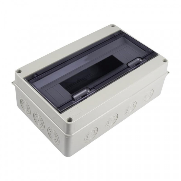 Бокс модульный накладной PDB/W 4015 GR (ЩРН-ПГ-15) IP65 пластик. Pro JazzWay 5072107 ТехноИмпульс