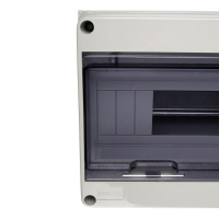 Бокс модульный накладной PDB/W 4015 GR (ЩРН-ПГ-15) IP65 пластик. Pro JazzWay 5072107 ТехноИмпульс